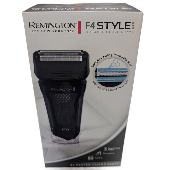 Remington F4 Style Series Foil Men Electric Shaver Cordless Rechargeable Sealed - Picture 1 of 4